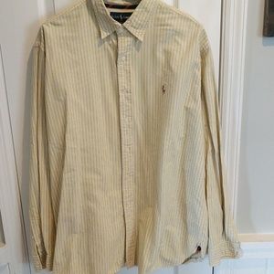 Ralph Lauren XXL classic fit pinstripe button